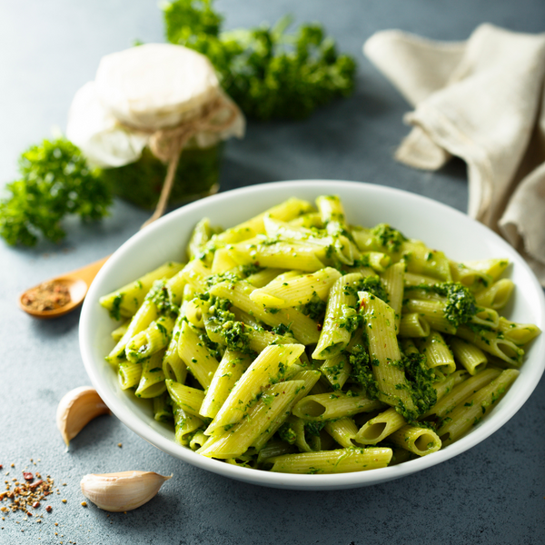 Recipe Spotlight:  Delicious and Nutritious Kale Pesto Pasta