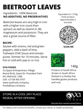 Load image into Gallery viewer, Dried Beetroot Leaves 140g