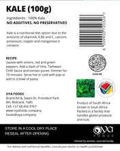 Load image into Gallery viewer, Dried Kale 100g