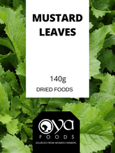 Load image into Gallery viewer, Dried Mustard Leaves 140g