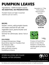 Load image into Gallery viewer, Dried Pumpkin Leaves 140g