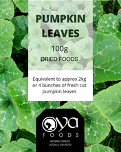 Load image into Gallery viewer, Dried Pumpkin Leaves 100g
