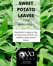 Load image into Gallery viewer, Dried Sweet Potato Leaves 100g