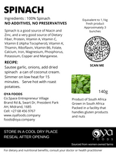 Load image into Gallery viewer, Dried Spinach 140g