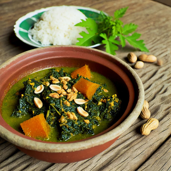 Recipe Spotlight:  Dehydrated Pumpkin Leaves Peanut Stew Recipe