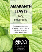Load image into Gallery viewer, Dried Amaranth Leaves ( Morogo)  100g

